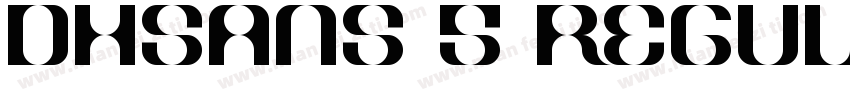 DHSans 5 Regular字体转换